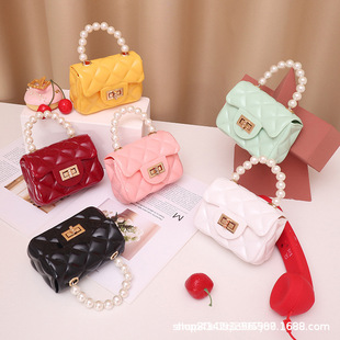 2021新款果冻包ladies handbags2021包包厂家珍珠果冻包