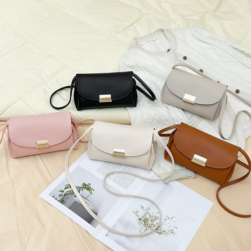 2024新款荔枝纹新方磁扣斜挎单肩小方包休闲简约零钱包百搭外贸包,运动包/户外包/配件,挎包/拎包/休闲包,淘宝优惠券,粉丝福利购,淘宝优惠卷