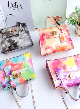 云彩手提包2023ladie handbags时尚小方包一件女士单肩包