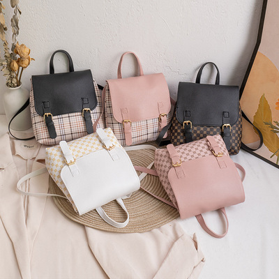 时尚印花小背包2023ladies knapsack女包清新甜美双肩包