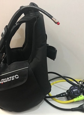 AQUATEC 成人专业水肺深潜潜水装备套装 BCD套装潜水三联表 全套