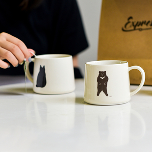 日本进口波佐见烧陶瓷杯马克杯家用杯子水杯咖啡杯小奢华日式简约