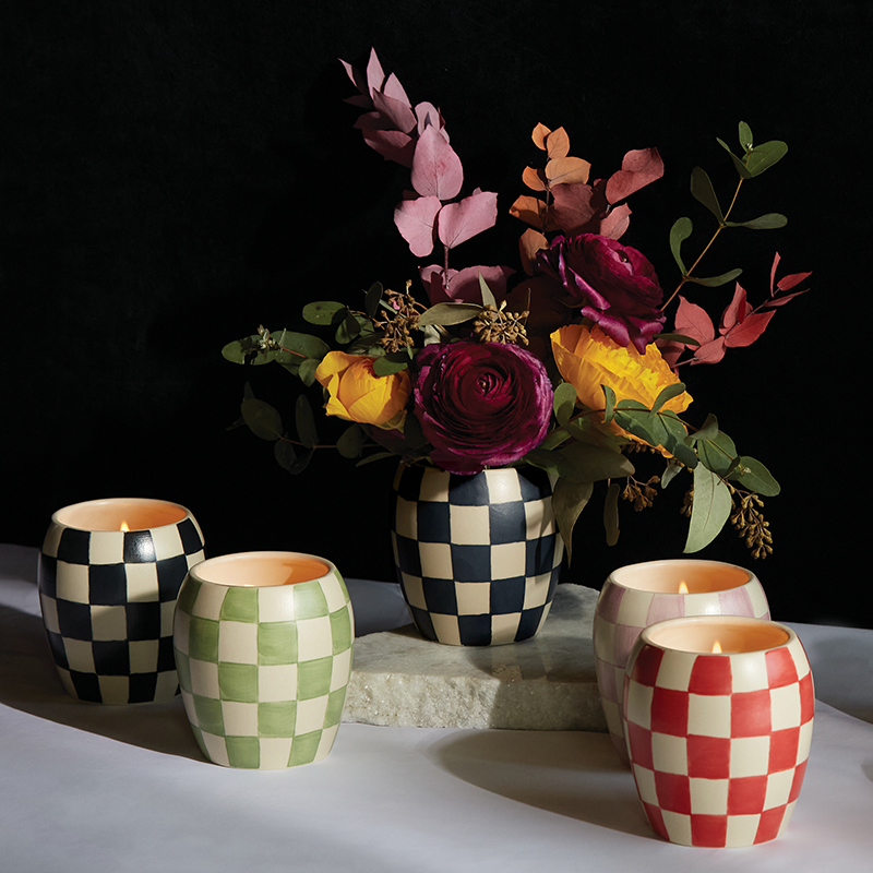 PADDYWAX美国进口新款棋盘格系列香薰氛蜡烛安神睡眠精油旅行