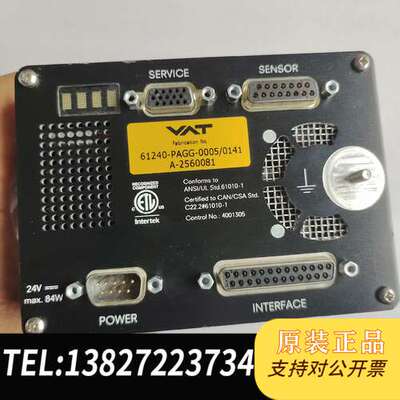 VAT阀门61240-PAGG-0005/0141 二手拆机