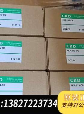 CKD电磁阀 4KA219-06 DC24V
