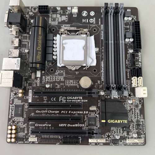 全新原装GA-B85M-D3H主板 实物图