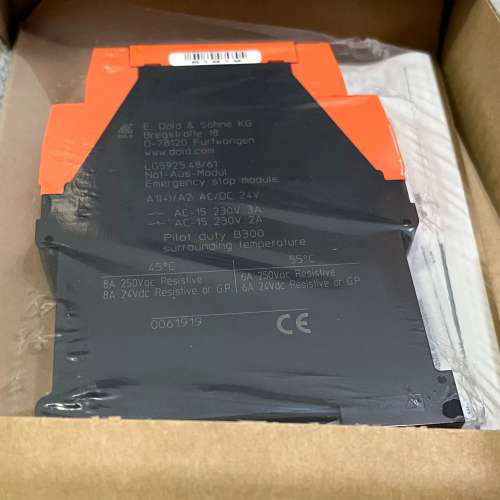 全新原装DOLD安全继电器LG5925.48/61 AC/DC24V