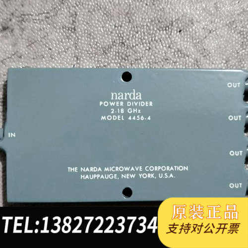全新原装Narda 4456-4功分器 2-18G射频同轴功分器