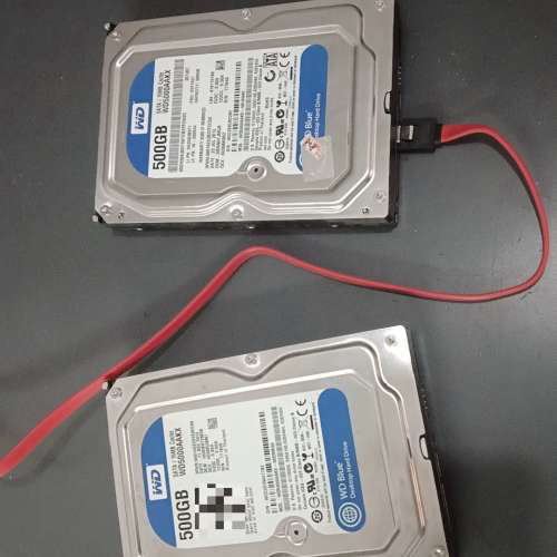 全新原装拆机西数500g拆机机械2个，WD5000AAKX，实拍