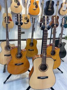 布鲁克吉他V12民谣初学者入门正品男生专用女生36寸电箱面单板s25