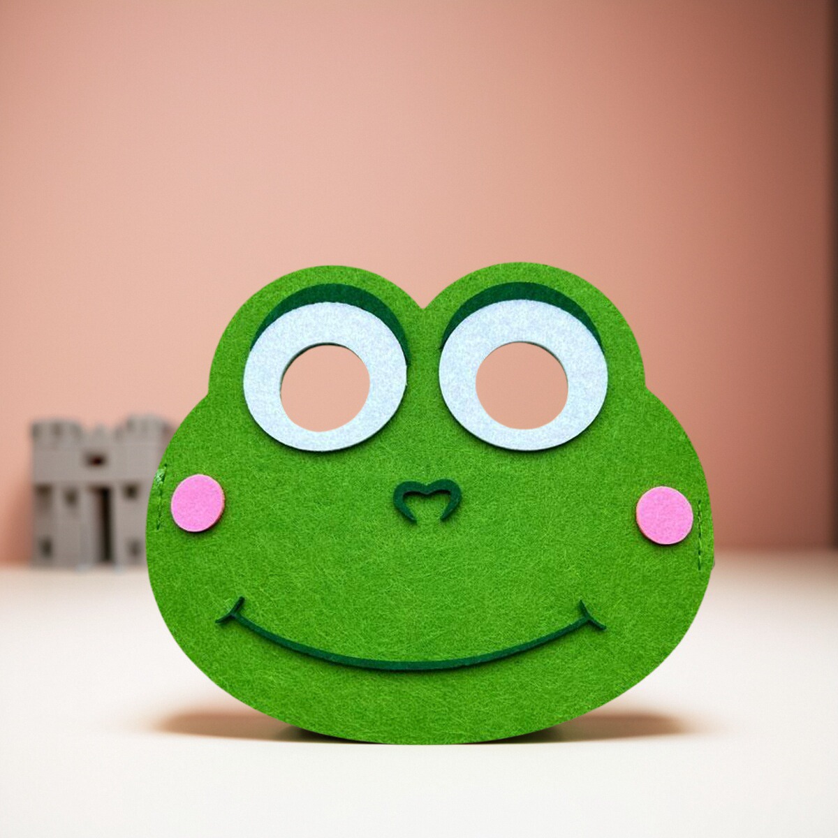 儿童卡通面具幼儿园可爱动物男女孩小朋友表演亲子活动脸谱青蛙