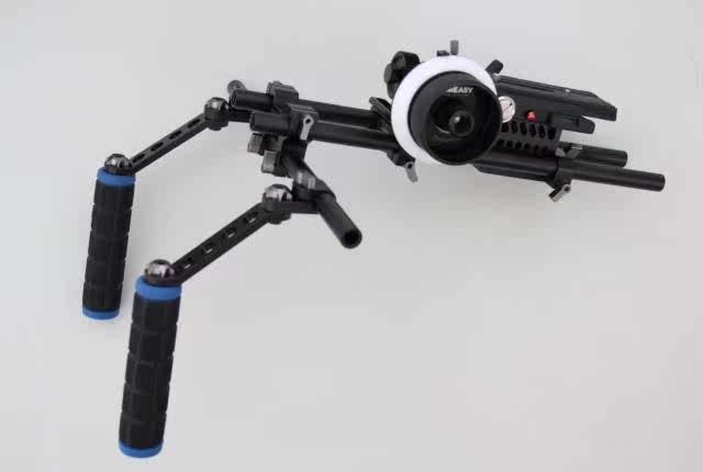5d2摄影套件跟焦器铝合金导轨捷特MH631快装板适用5D6D等