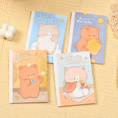 伊莎儿A6胶装插画护眼顺滑记事本