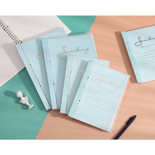 伊莎儿学生用方格英语横线活页本