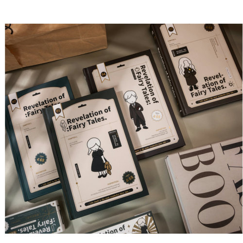 伊莎儿纸面记事本25K原创插画