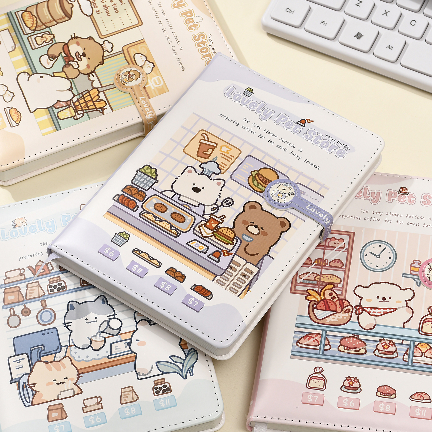 伊莎儿可爱猫咪笔记本动物记事本