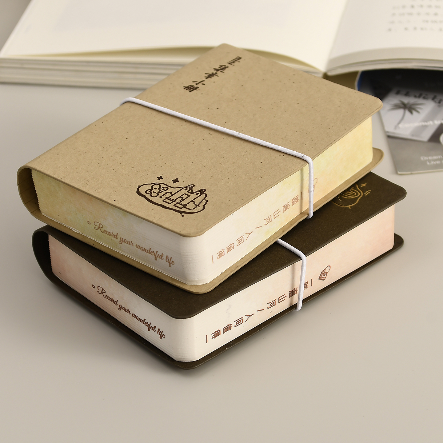 洢莎儿超厚迷你空白随身笔记本