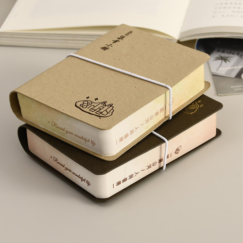 洢莎儿超厚迷你空白随身笔记本