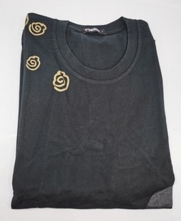 黑色夏季 T恤百分百纯棉短袖 纯棉体恤圆领 男士 JAY周边正品