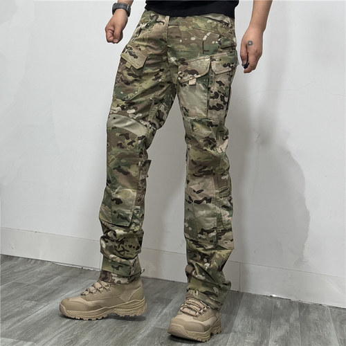 春秋鹰二代战术长裤耐磨工装裤男款直筒裤户外CP色迷彩防水休闲裤