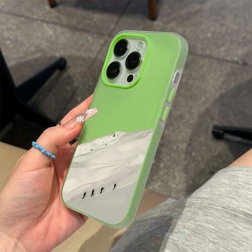 适用于苹果iPhone17PorMax/16Plus/15/14/13/12/11手机壳软边肤感软套潮女手机套可爱ins风防摔软硅胶耐脏极