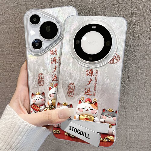 适用于华为 P50 手机壳 Mate30E Mate40Pro Mate50Pro P60Pro Pura70 全型号 IMD 工艺透明镜框壳