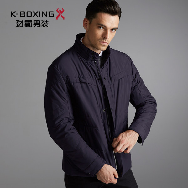 劲霸 秋冬款 男式短版 夹克棉服 聚划算+优惠券折后￥349包邮（￥499-150）