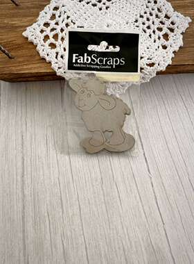 特价 FabScraps *预切割纸板配件 #DC56003 Little Sheep 小绵羊