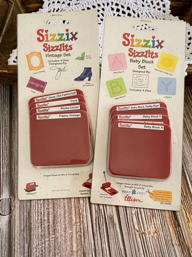 特价 Sizzix *切割模板/刀模 #38-9685/38-9704 Sizzlits