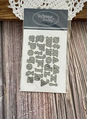 Technique Tuesday *字母切割模板 #DIHomeL Hometown Lowercase
