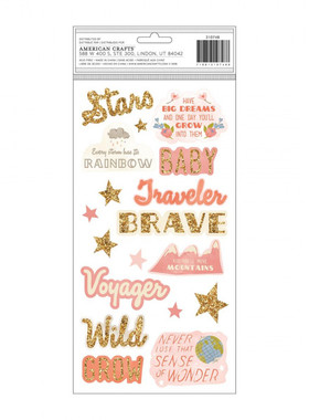 Pink Paislee/AC *纸板贴纸 #310748 Little Adventurer 女孩系列