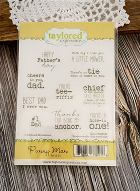 Taylored Expressions *EZ图章 #TEMD48 Punny Man 父亲节快乐