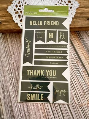 Pebbles/AC * 黑板贴纸 #732251 Lakeside - Chalkboard Stickers