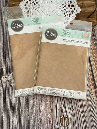 Sizzix *A2/A7牛皮纸信封套装 #662796/662797 Envelopes A2/A7