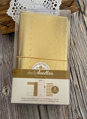 Doodlebug *旅行手帐 #5992 Daily Doodles Travel Planner -Gold