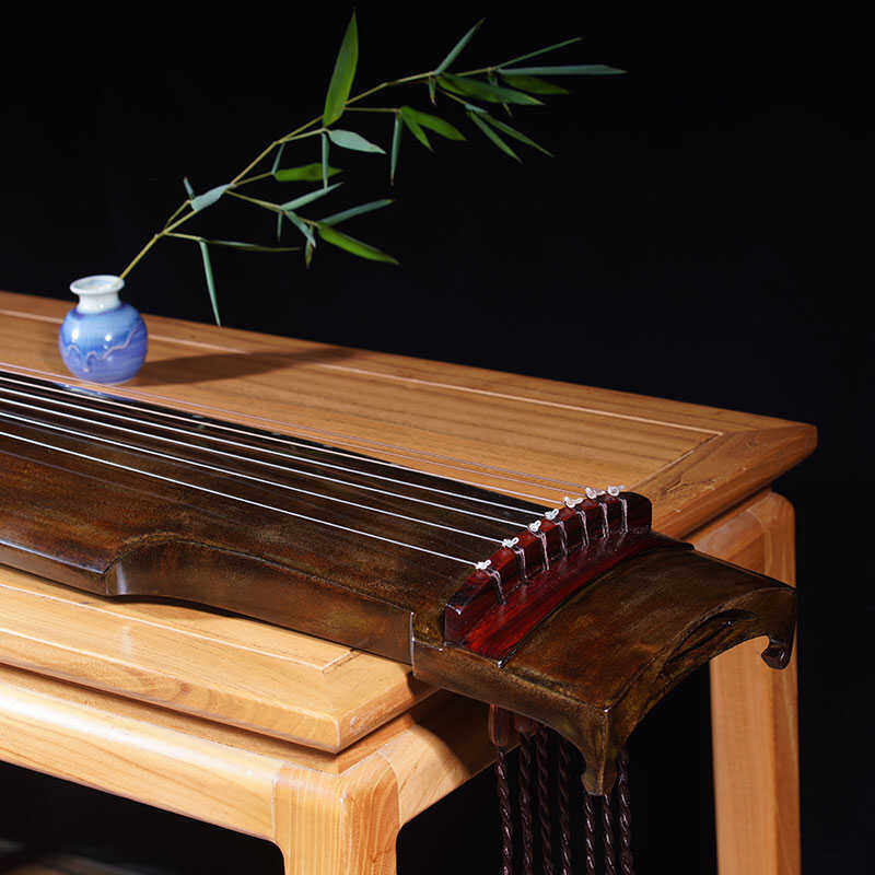 自远堂古琴专业演奏收藏级纯手工生漆纯生漆包邮栗色青桐仲尼古琴