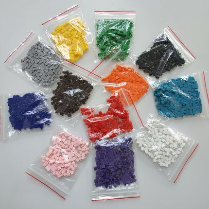 散装微小颗粒钻石小积木颗粒Lego积木帽子小颗粒配件