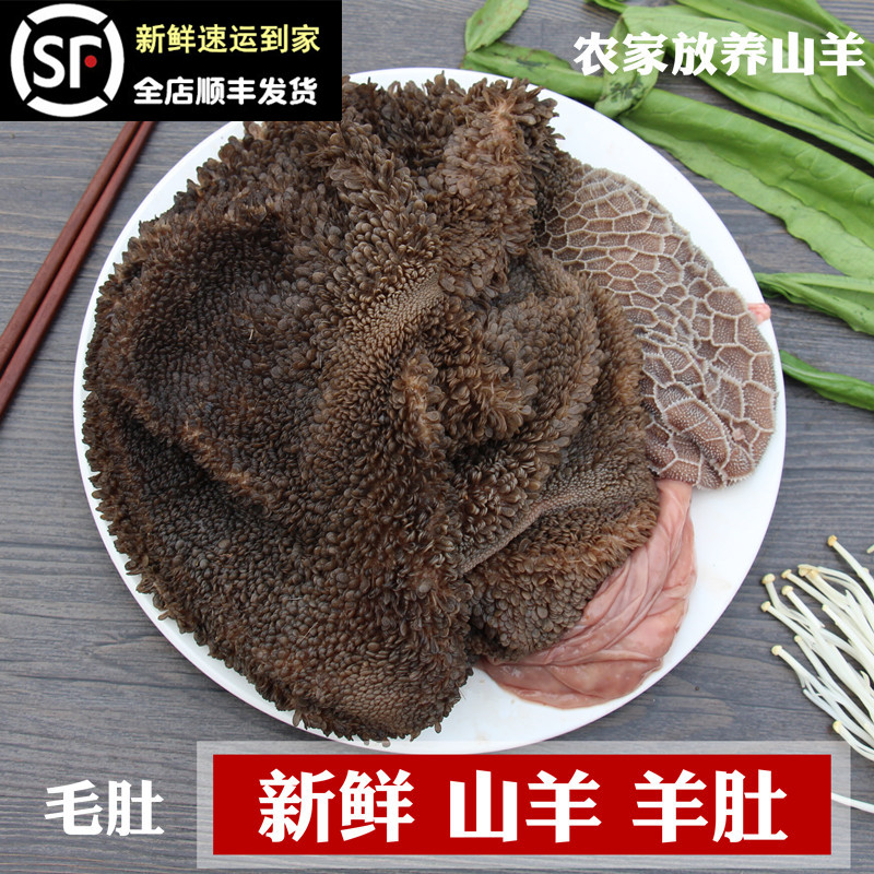 新鲜羊肚生羊杂羊血羊肠子心肝