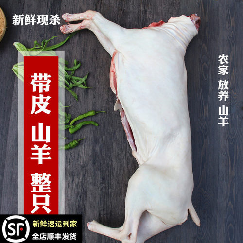 带皮羊肉整只新鲜现杀山羊