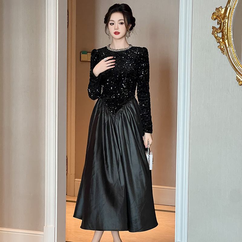 法式独特设计师款连衣裙