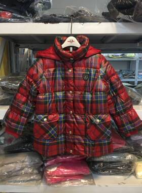 常春藤童装冬装新款女童修身加厚