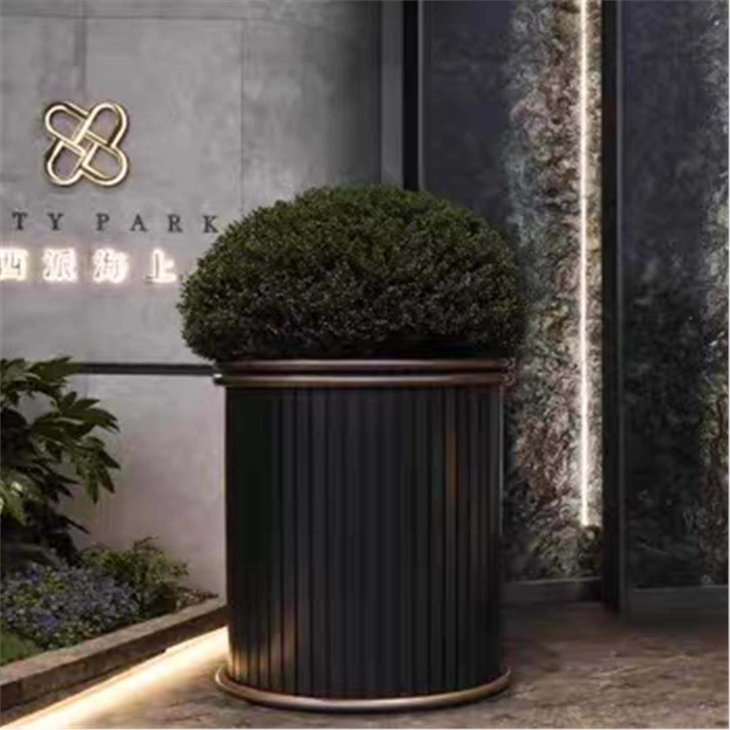 户外铁艺花箱广场组合花坛不池锈钢花定槽小制花钵区花可移673动,商业/办公家具,花坛/花箱,淘宝优惠券,粉丝福利购,淘宝优惠卷