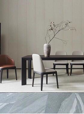 桌北欧实木餐桌会议桌设师办公桌客厅长子工20241216计作台茶民宿