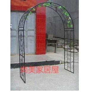 欧式铁艺拱门藤月拱门户外园艺装饰瓜架花门铁艺爬藤架花架铁线莲