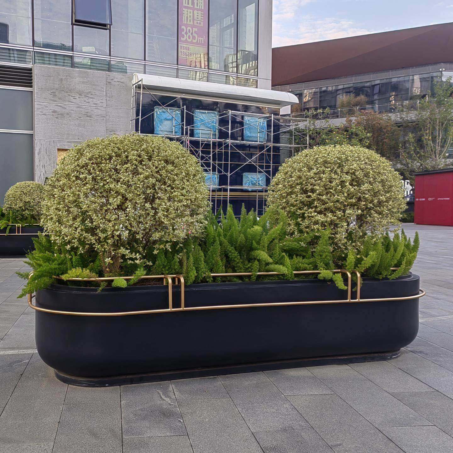 定制户外不锈钢树花箱售楼部钵花坛商业街铁艺花槽809池小花组区,商业/办公家具,花坛/花箱,淘宝优惠券,粉丝福利购,淘宝优惠卷