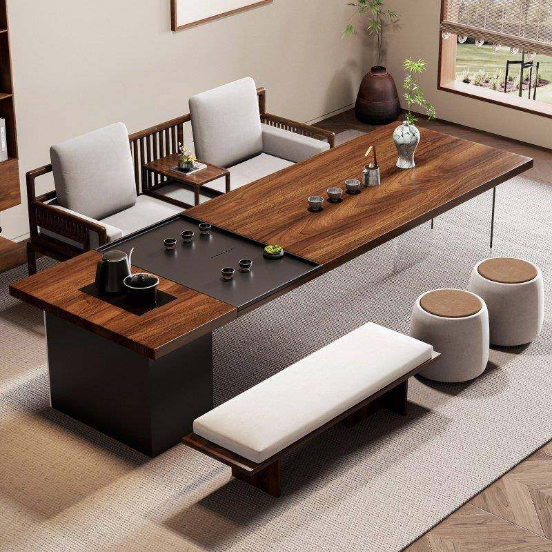 新中式胡木实木茶椅桌组2025新款桃现合代高端办公室接待造木先森,住宅家具,家用茶台/茶桌,淘宝优惠券,粉丝福利购,淘宝优惠卷