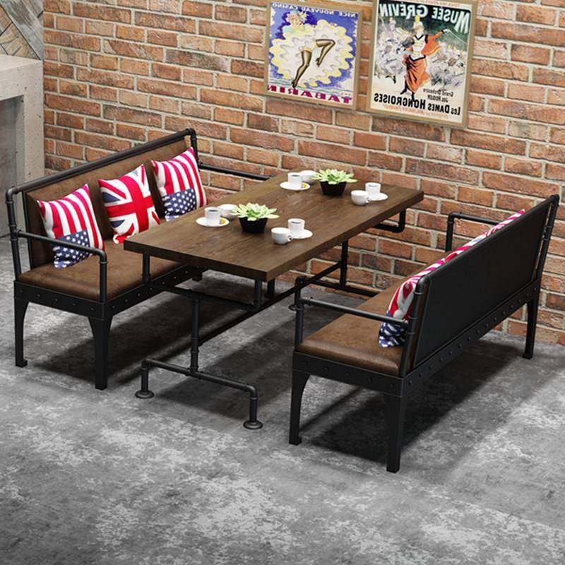 卡座沙发合人西组餐清吧水管两人铁艺复古工业风三单SRK人酒吧桌,商业/办公家具,卡座,淘宝优惠券,粉丝福利购,淘宝优惠卷