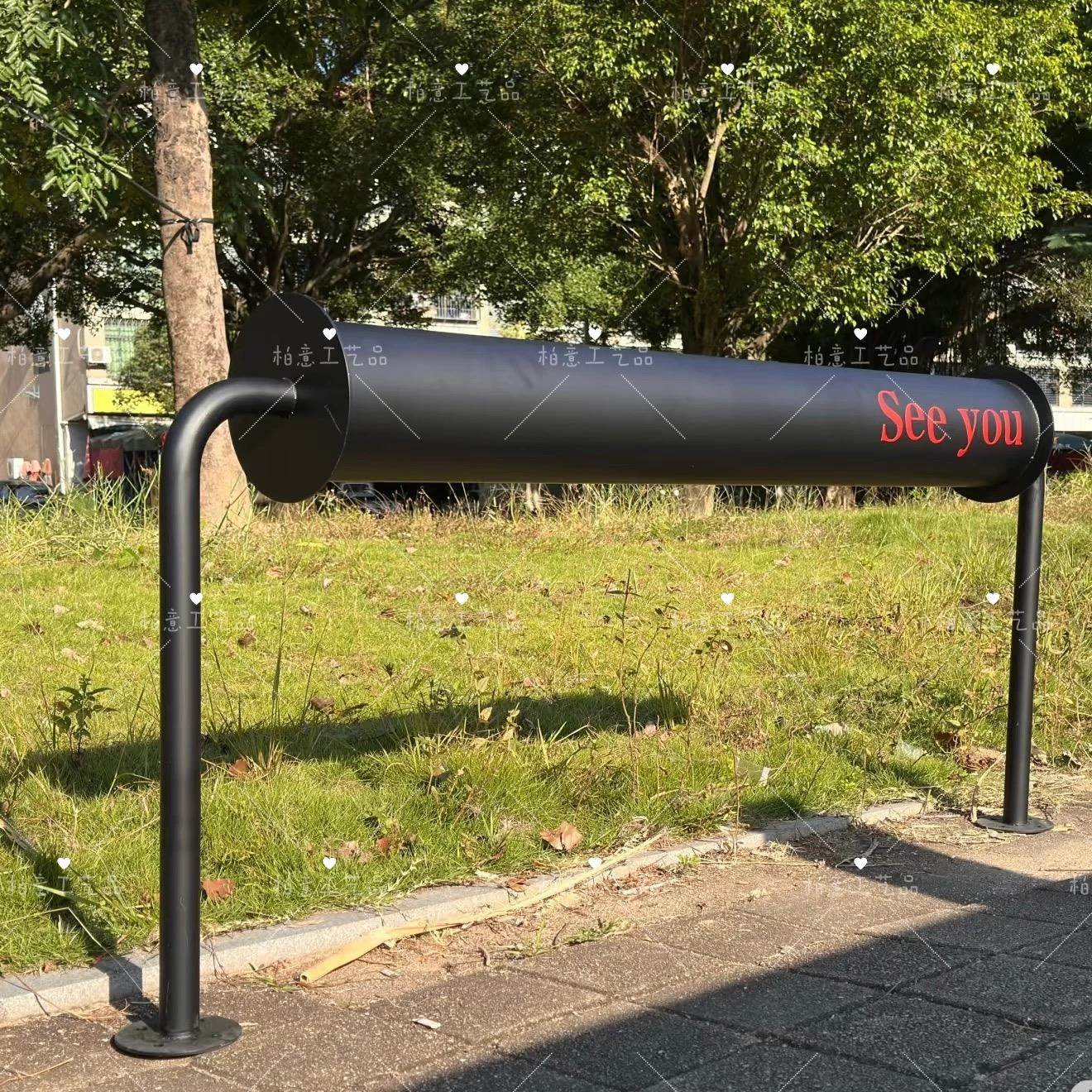 工业风金属外摆酒吧特色氛围感拍照道具护栏韩系简约隔断美式简风