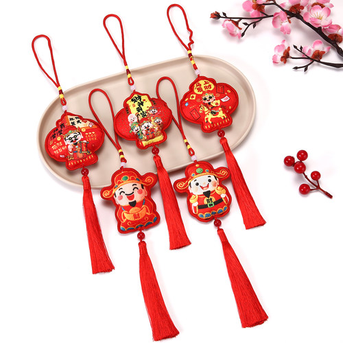 马年香包香囊新年财神挂饰