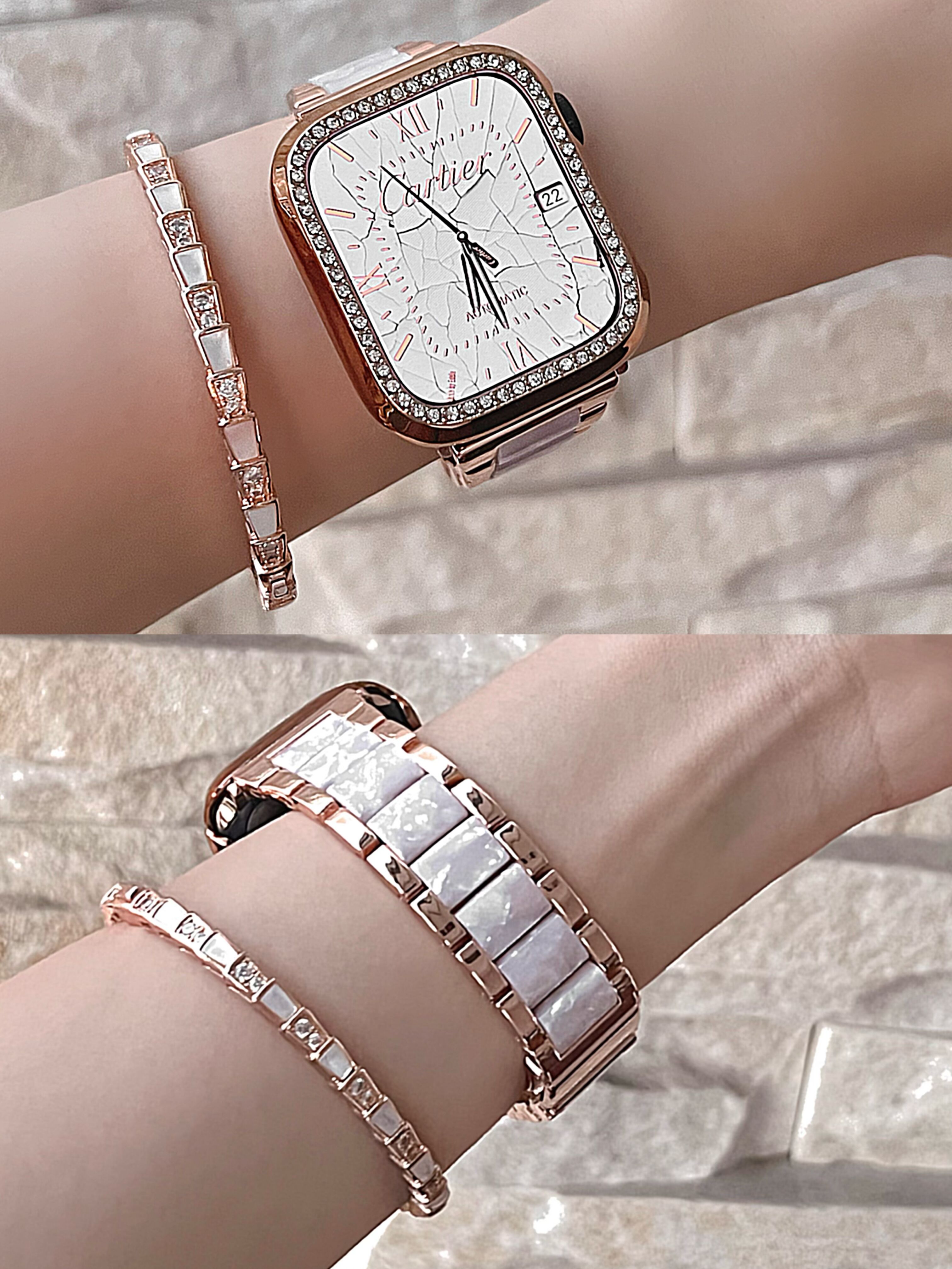 applewatch苹果金属树脂高级表带图片